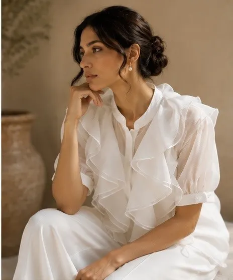 The Ruffle Muse Shirt