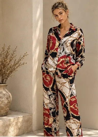 Rouge Baroque Co-Ord Set